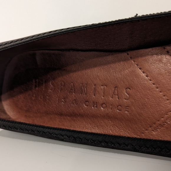 Hispanitas black leather pump 37EU - Picture 6 of 6